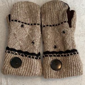 Homemade mittens.